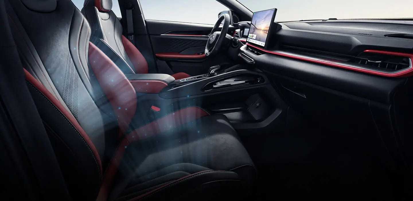 Cooler Rides with Front Ventilation